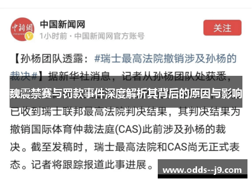 魏震禁赛与罚款事件深度解析其背后的原因与影响 魏震禁赛与罚款事件深度解析其背后的原因与影响